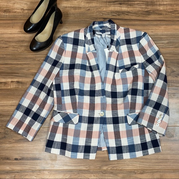 Veronica Beard Jackets & Blazers - Veronica Beard Plaid Dickey Jacket